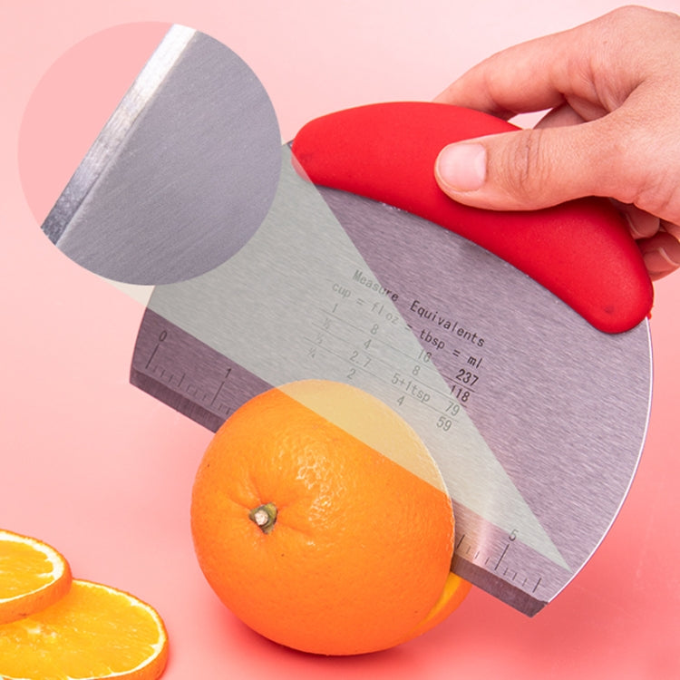 Stainless Steel Noodle Cutter Rice Flour Scraper Dough Cutting Knife