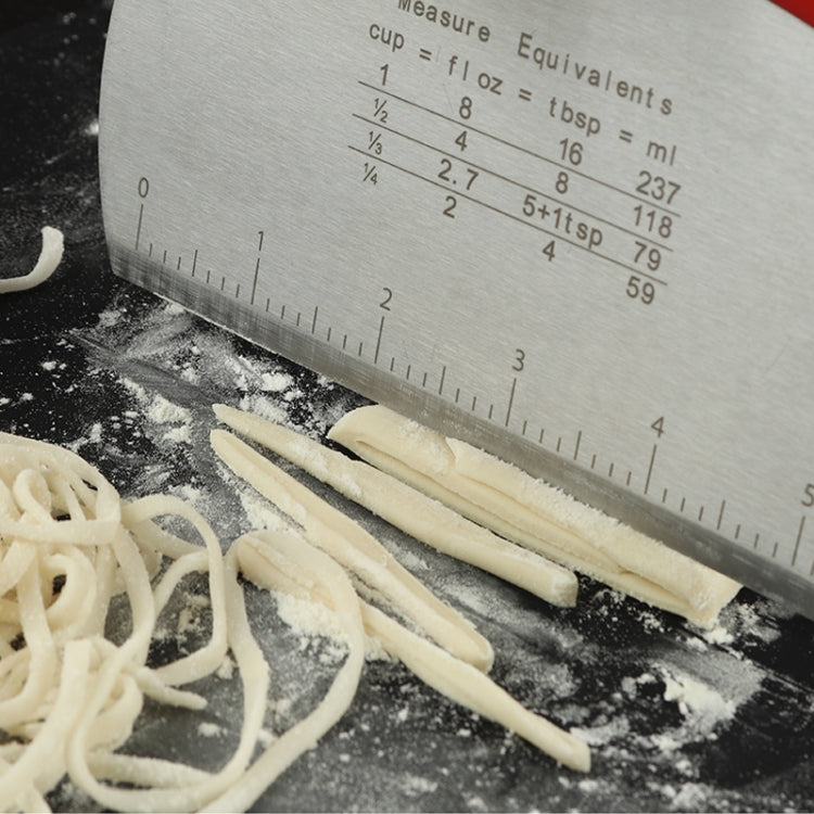 Stainless Steel Noodle Cutter Rice Flour Scraper Dough Cutting Knife