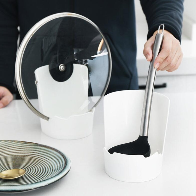 Kitchen Pot Cover Rack Sitting Type Multifunctional Soup Spoon Rack