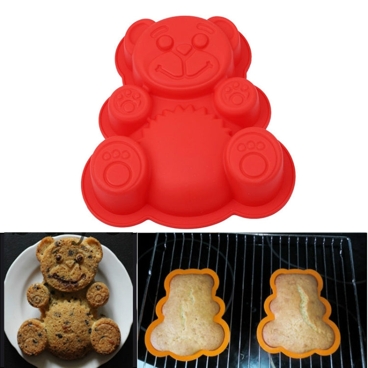 Silicone Bear Cake Mould Cartoon Mould DIY Baking Tool