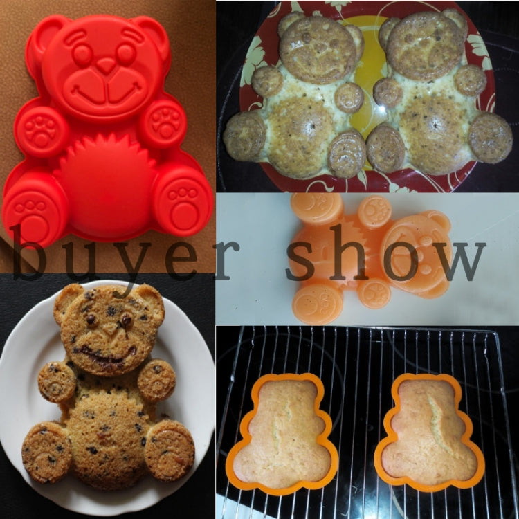 Silicone Bear Cake Mould Cartoon Mould DIY Baking Tool