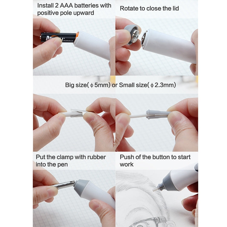TC8302 Sketch Drawing Automatic Pencil Electric Eraser Art Supplies Student Stationery