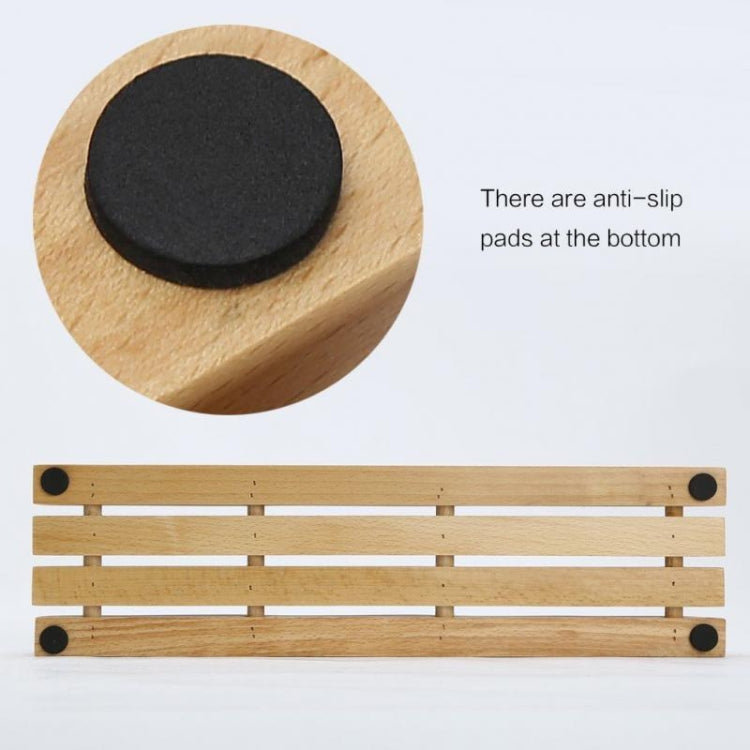 Solid Wood Drawer Knife Holder Kitchen Supplies Horizontal Wooden Knife Holder Tool Storage Rack