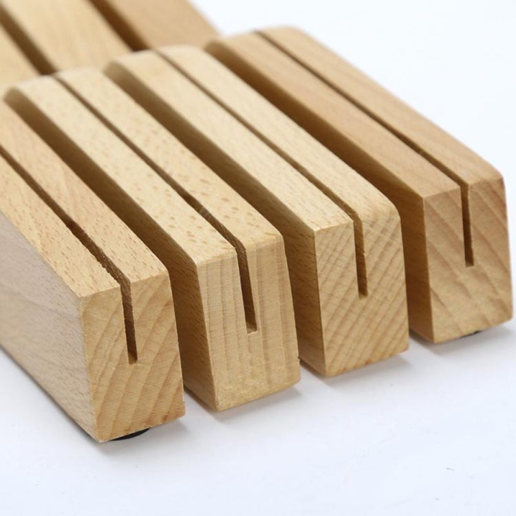 Solid Wood Drawer Knife Holder Kitchen Supplies Horizontal Wooden Knife Holder Tool Storage Rack