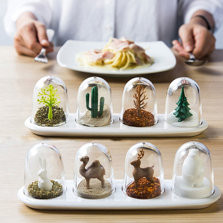 4 in 1 Kitchen Animals Cartoon Shape Seasoning Bottle Set
