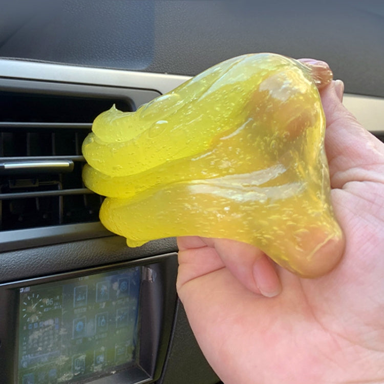Car Clean Glue Gel Sticker, Sky Blue, Yellow, Transparent