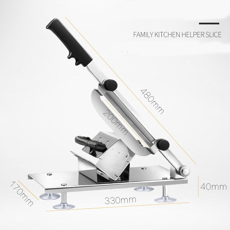 Alloy Stainless Steel Household Manual Thickness Adjustable Meat Vegetables Slicer Meat Slicing Machine