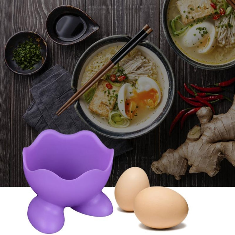 10 PCS Creative Environmentally Friendly Kitchen Gadgets Resistant Silicone Egg Cooker Food Grade Egg Tray
