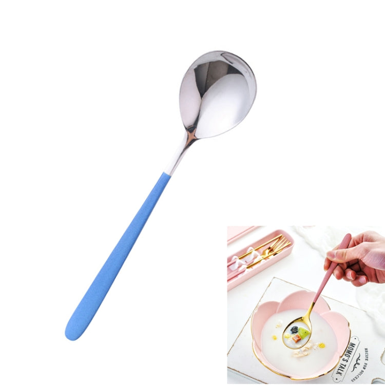 Simple Stainless Steel Titanium Plated Rice Spoon