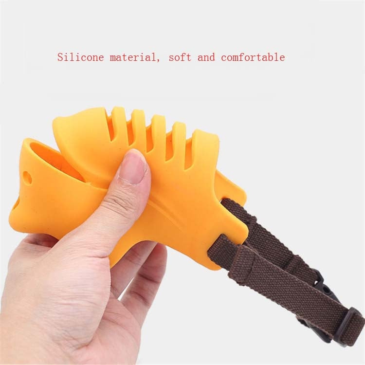 Pet Dog Muzzle Anti-bite Anti-call Silicone Muzzle