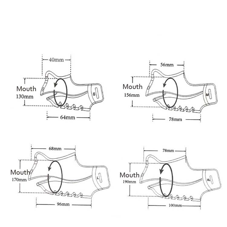 Pet Dog Muzzle Anti-bite Anti-call Silicone Muzzle