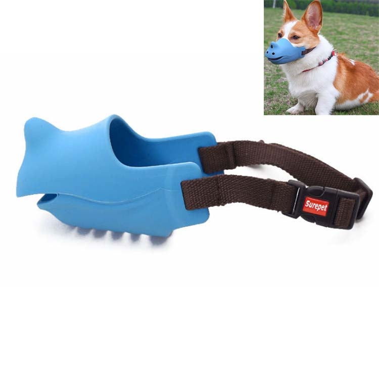Pet Dog Muzzle Anti-bite Anti-call Silicone Muzzle