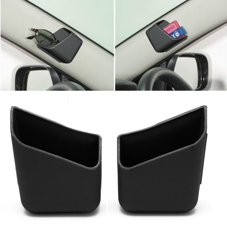 2-Pack Stylish Car Glasses and Accessories Storage Organisers in Black