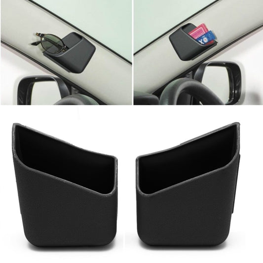 2-Pack Stylish Car Glasses and Accessories Storage Organisers in Black
