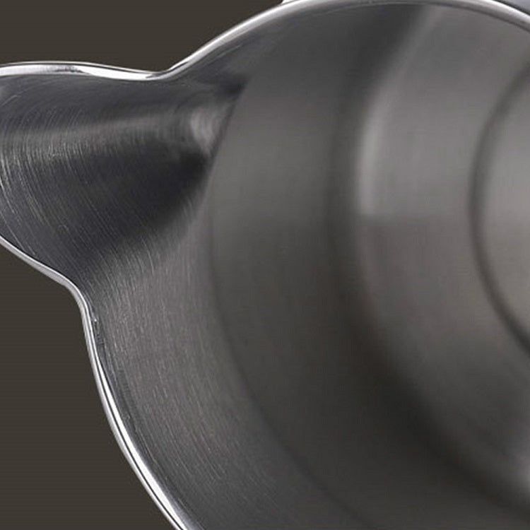 Stainless Steel Coffee Pot Pull Flower Cylinder Cup