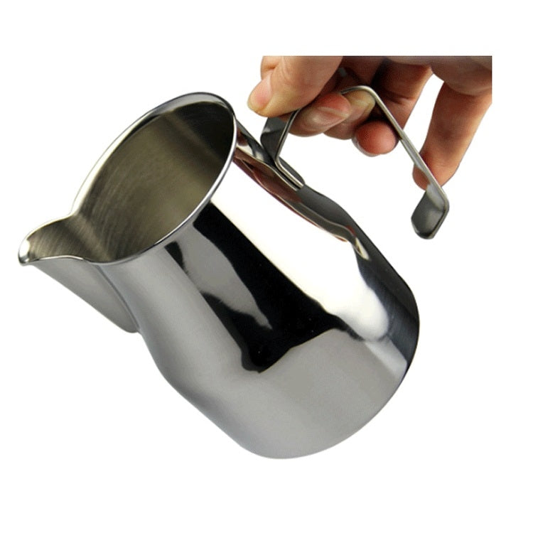 Stainless Steel Coffee Pot Pull Flower Cylinder Cup