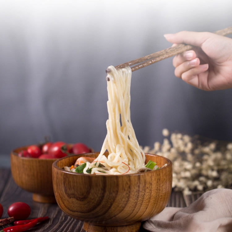 Adult Children Jujube Solid Wood Bowl Soup Noodle Bowl Household Tableware
