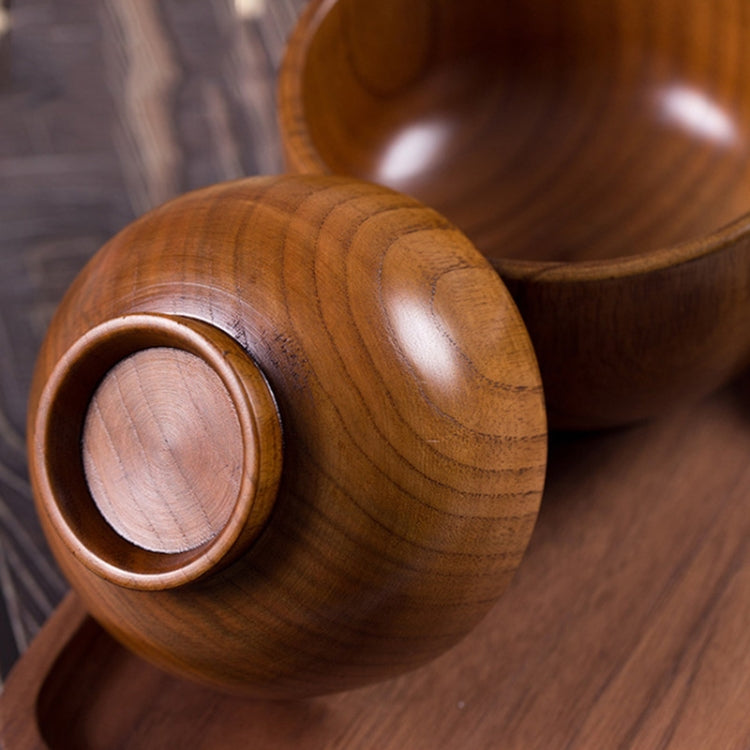Adult Children Jujube Solid Wood Bowl Soup Noodle Bowl Household Tableware