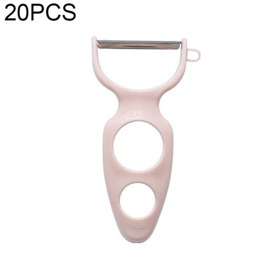 20 PCS Creative Stainless Steel Scraping Peeling Multi-function Vegetable and Fruit Peeler