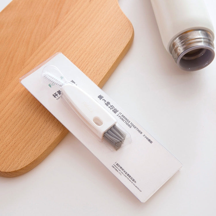 Multifunctional Cup Lid Cleaning Brush Slit Feeding Bottle Tube Brush Kitchen Tableware Crevice Brush