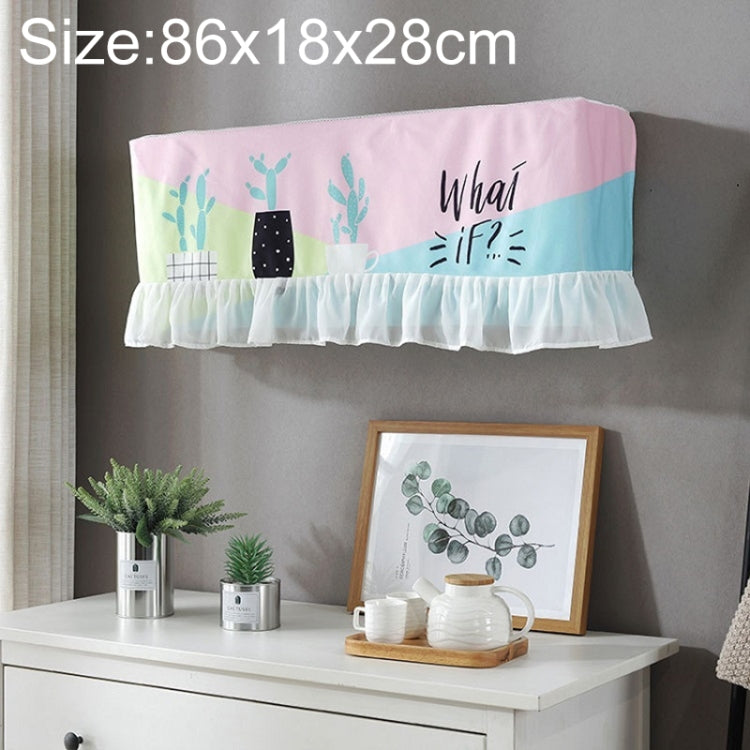 Fresh Literary Chiffon Lace Bedroom Air Conditioning Dust Cover, Series 1