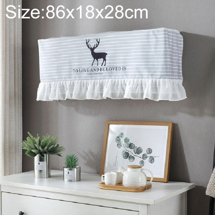 Fresh Literary Chiffon Lace Bedroom Air Conditioning Dust Cover, Series 1
