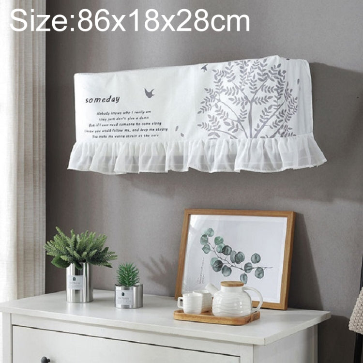 Fresh Literary Chiffon Lace Bedroom Air Conditioning Dust Cover, Series 1