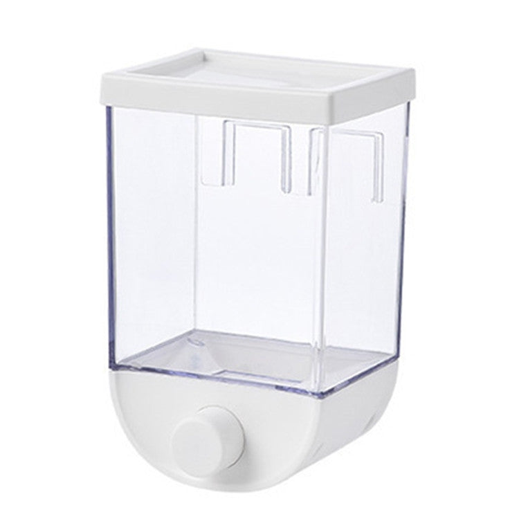 Nail-free Seamless Pressing Wall-mounted Grain Multi-grain Canister Rice Canister Transparent Vsual Snack Storage Sealed Box