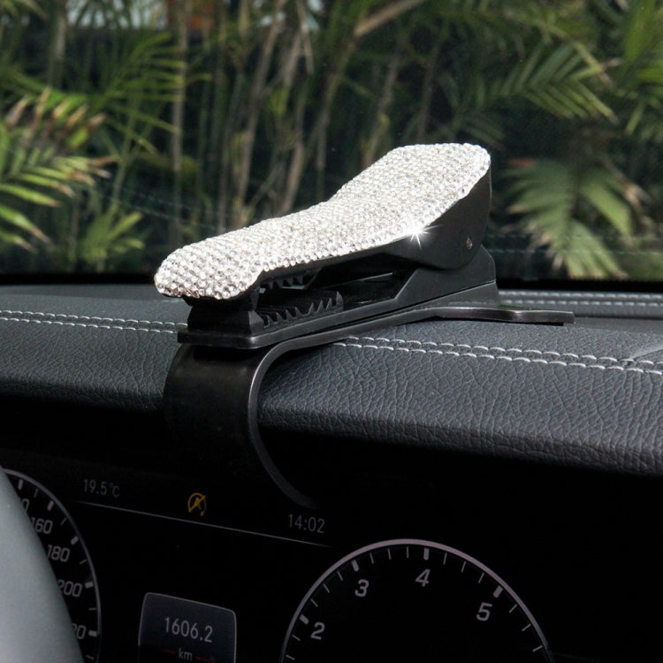 Glamorous 360° Rotating Rhinestone Car Phone Holder for Dashboard