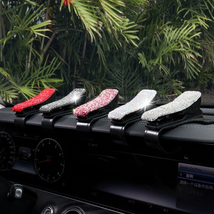 Glamorous 360° Rotating Rhinestone Car Phone Holder for Dashboard