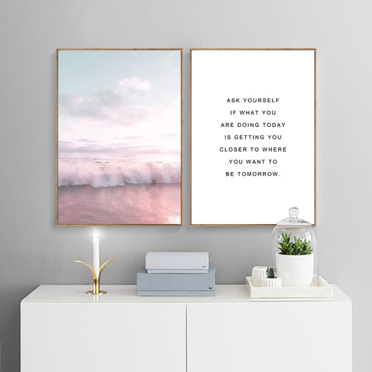 Ocean Landscape Canvas Poster Decoration Home Painting Art Paintings Frameless Painting Core, 15x20 cm, 20x25 cm