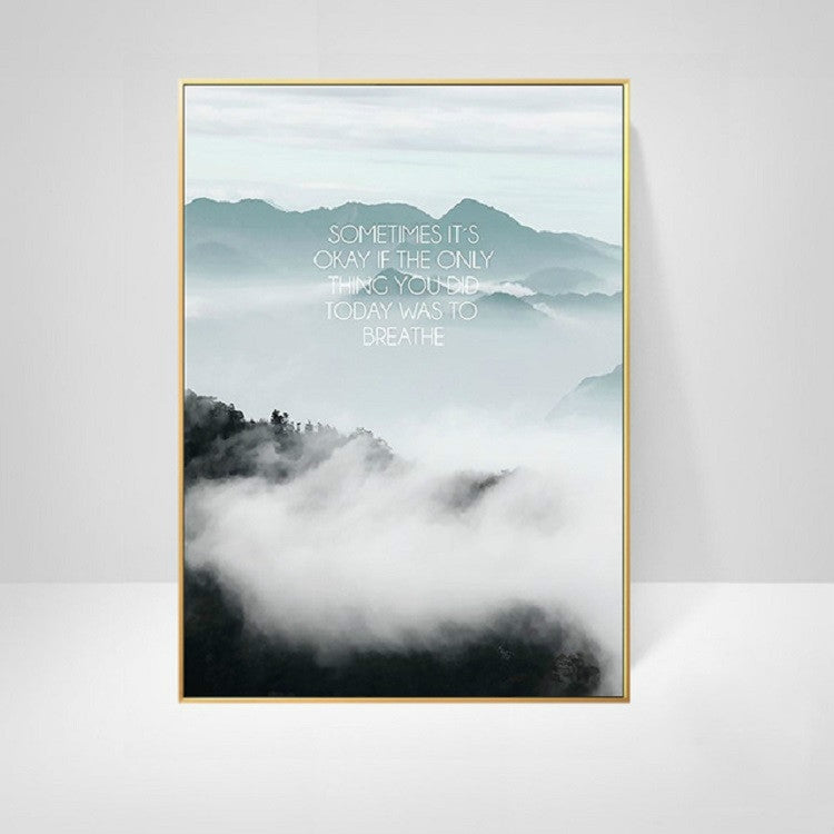 Ocean Landscape Canvas Poster Decoration Home Painting Art Paintings Frameless Painting Core, 30x45 cm, 40x50 cm