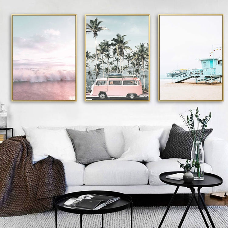 Ocean Landscape Canvas Poster Decoration Home Painting Art Paintings Frameless Painting Core, 50x75 cm
