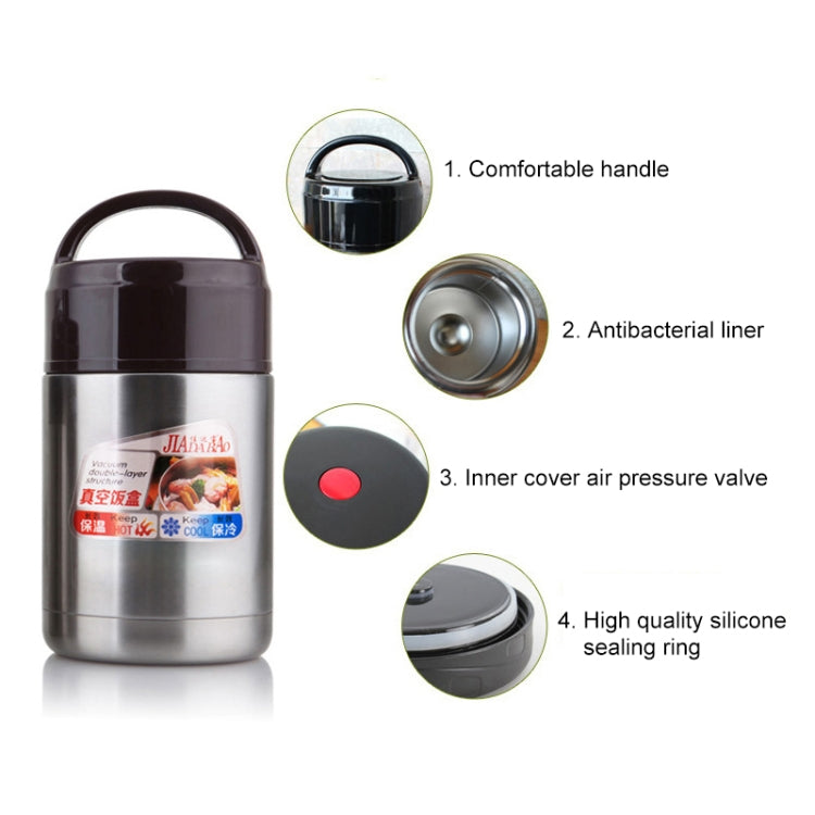Jiadabao Stainless Steel Vacuum Insulation Simmering Pot Portable Insulation Rice Pot