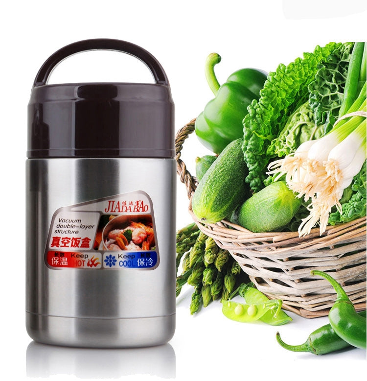 Jiadabao Stainless Steel Vacuum Insulation Simmering Pot Portable Insulation Rice Pot