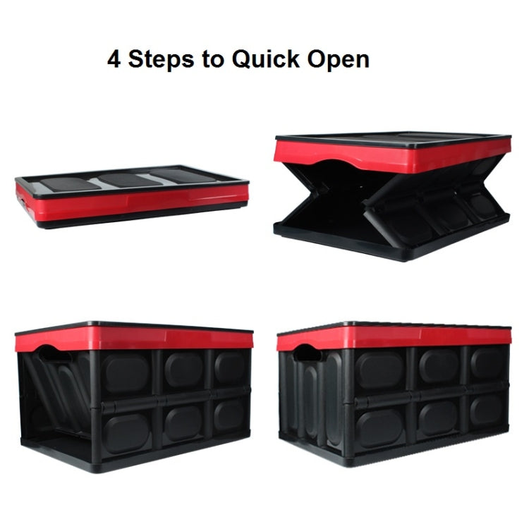 Versatile Foldable Car Boot Storage Bin with Handles