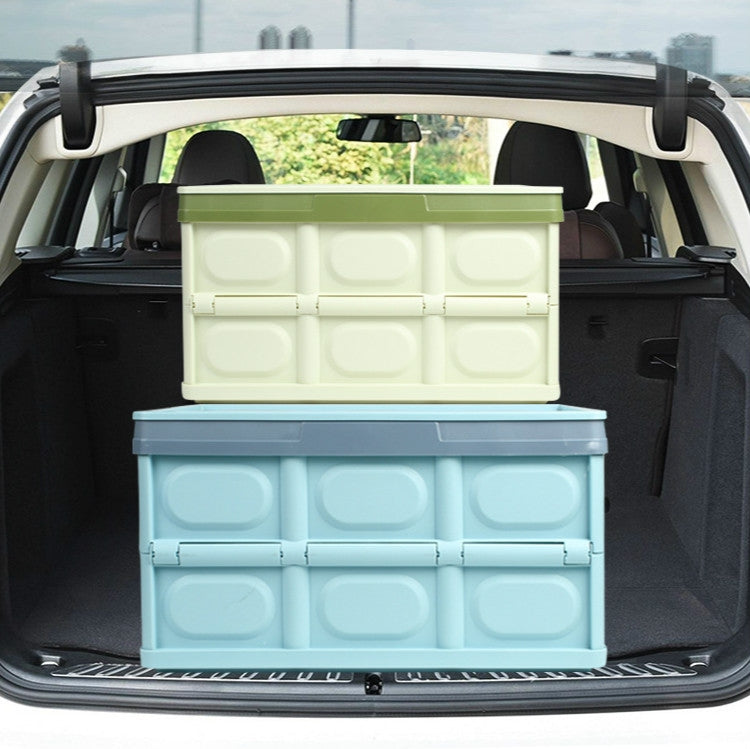 Versatile Foldable Car Boot Storage Bin with Handles