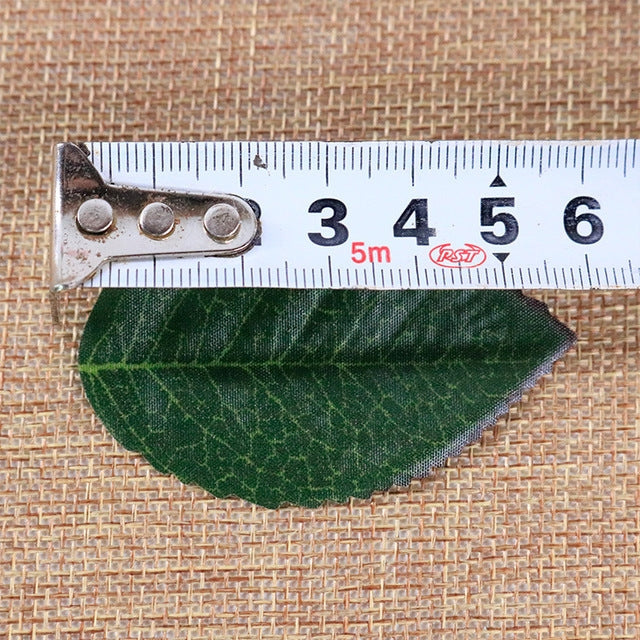 200 PCS Artificial Plant Simulation Monolithic Silk Cloth Rose Leaves Home Decoration