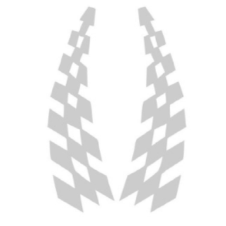 10 Sets Car Stickers Lattice Flag Wheel Eyebrows Reflective Stickers Scratches Strips Car Stickers, D172