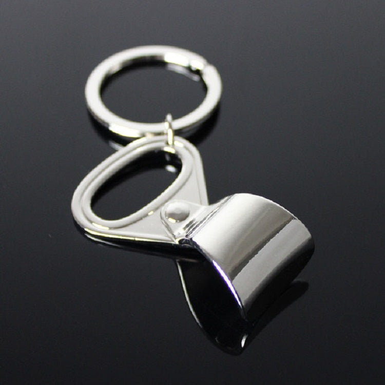2 PCS Personalized Easy Pull Ring Portable Bottle Opener Small Gift Keychain Pendant, Easy Pull Ring Shape