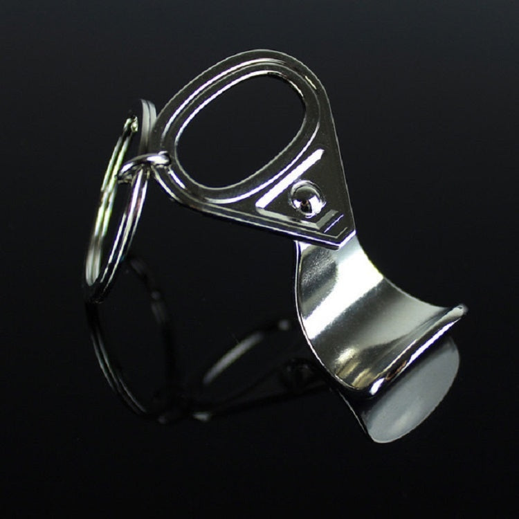 2 PCS Personalized Easy Pull Ring Portable Bottle Opener Small Gift Keychain Pendant, Easy Pull Ring Shape