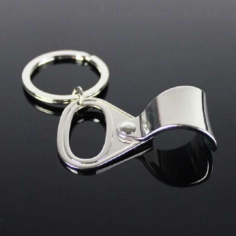 2 PCS Personalized Easy Pull Ring Portable Bottle Opener Small Gift Keychain Pendant, Easy Pull Ring Shape