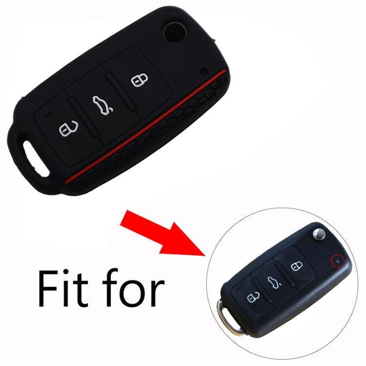 Stylish Silicone Key Protector for Volkswagen Jetta, Polo, Passat, Skoda, Tiguan, and Golf