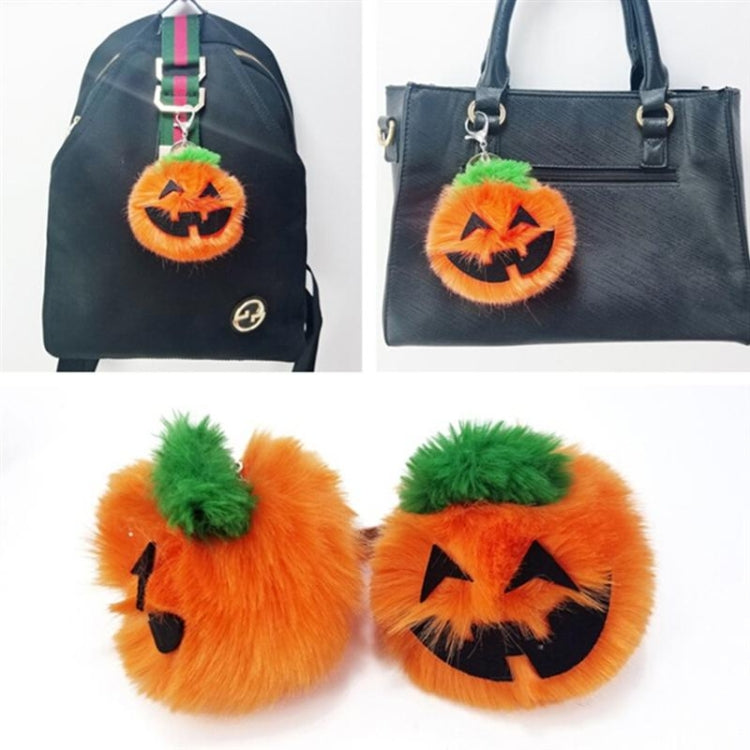 Charming Set of 3 Plush Pumpkin Keychains - Perfect for Halloween Celebrations!