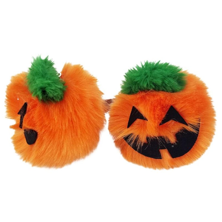 Charming Set of 3 Plush Pumpkin Keychains - Perfect for Halloween Celebrations!