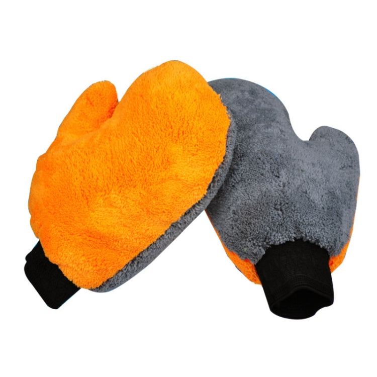 Car Washing Gloves Cleaning Mitt Wash Glove Maintenance Soft Coral Fleece Car Washing Brush Cloth For Motorcycle Auto Home