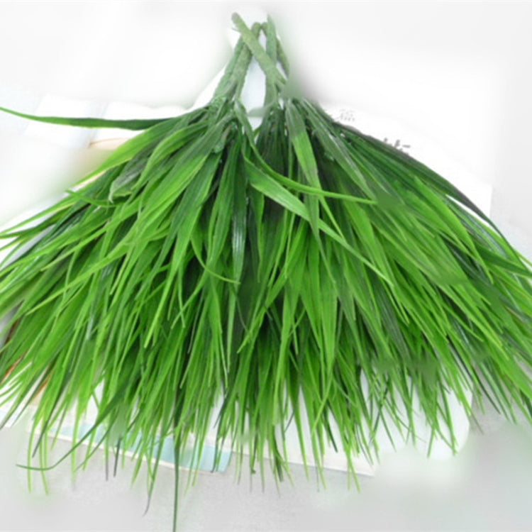 5 Branches Simulation Green Plant Plastic Home Decoration Flower Arrangement