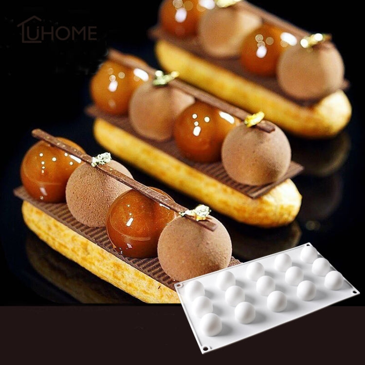French Dessert 15 Even Spherical Cake Mold Mousse Silicone Creative DIY Baking Mold