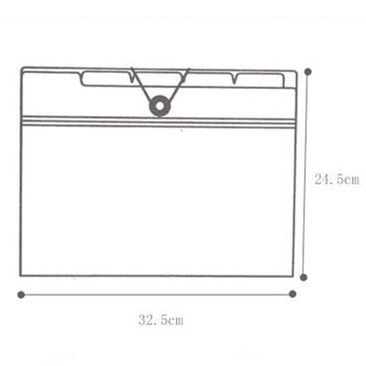 Multi-layer Buckle Matte Transparent Folder Information Booklet