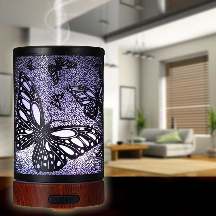 Butterfly Pattern Air Humidifier Essential Oil Diffuser Mist Maker Colorful LED Lamp  Diffuser Aromatherapy Air Purifier